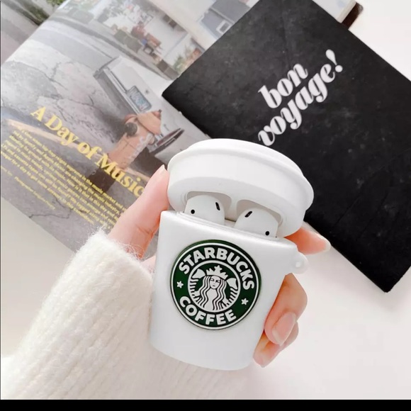Starbucks Accessories - White Starbucks Cup AirPods Case
